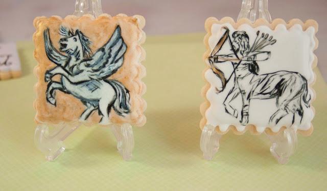 GALLETAS DECORADAS MITOLÓGICAS Y OTROS TEMAS PARA LA PROFE DE LATÍN Y GRIEGO