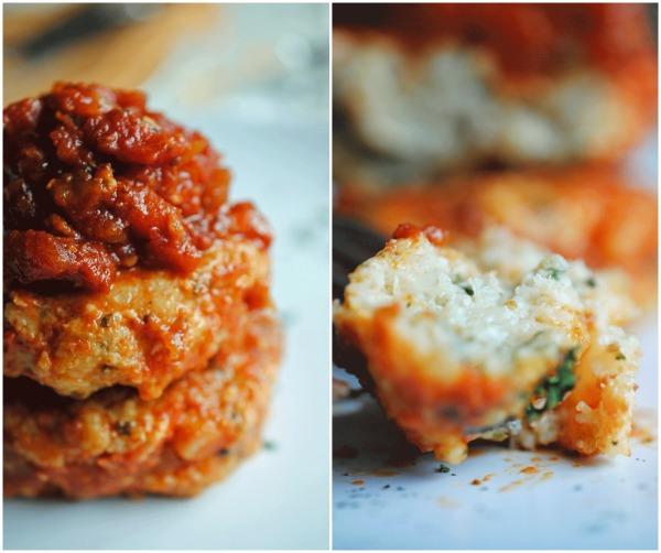 Pasteles de bacalao en salsa de tomate
