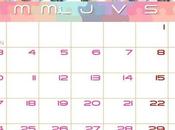 Calendario Junio