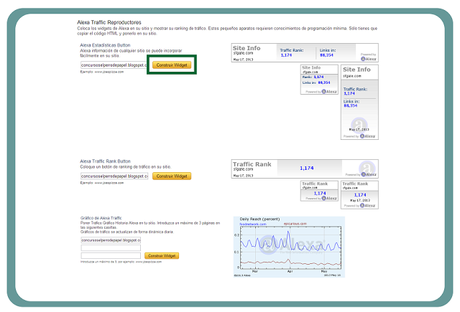 Como instalar el Widget de Alexa en Blogger