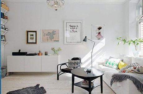 Calido apartamento lleno de creatividad