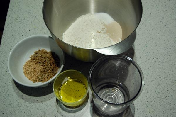 Colines crujientes de pan de pipas caseros