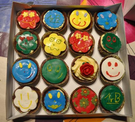 CupCakes De Caritas Para 1º B