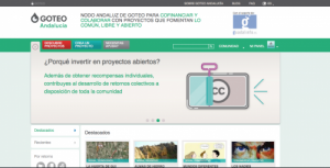 Goteo, un excelente ejemplo de financiación colectiva y colaboración distribuida 3