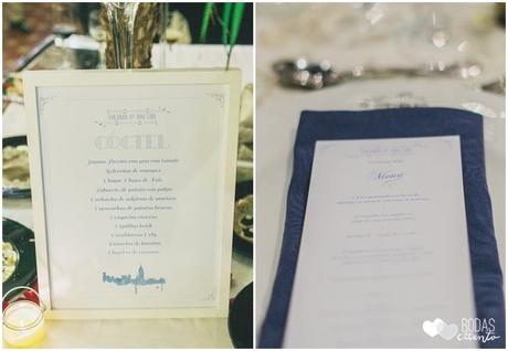 una boda decorada en azul wedding-planner
