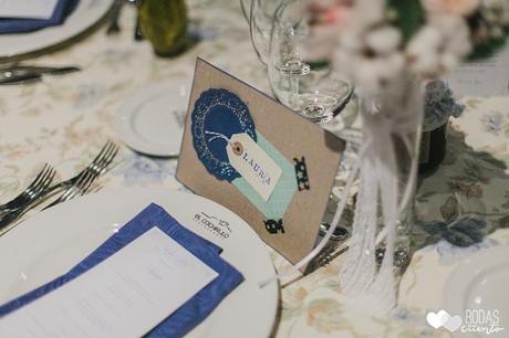 una boda decorada en azul marcasitios