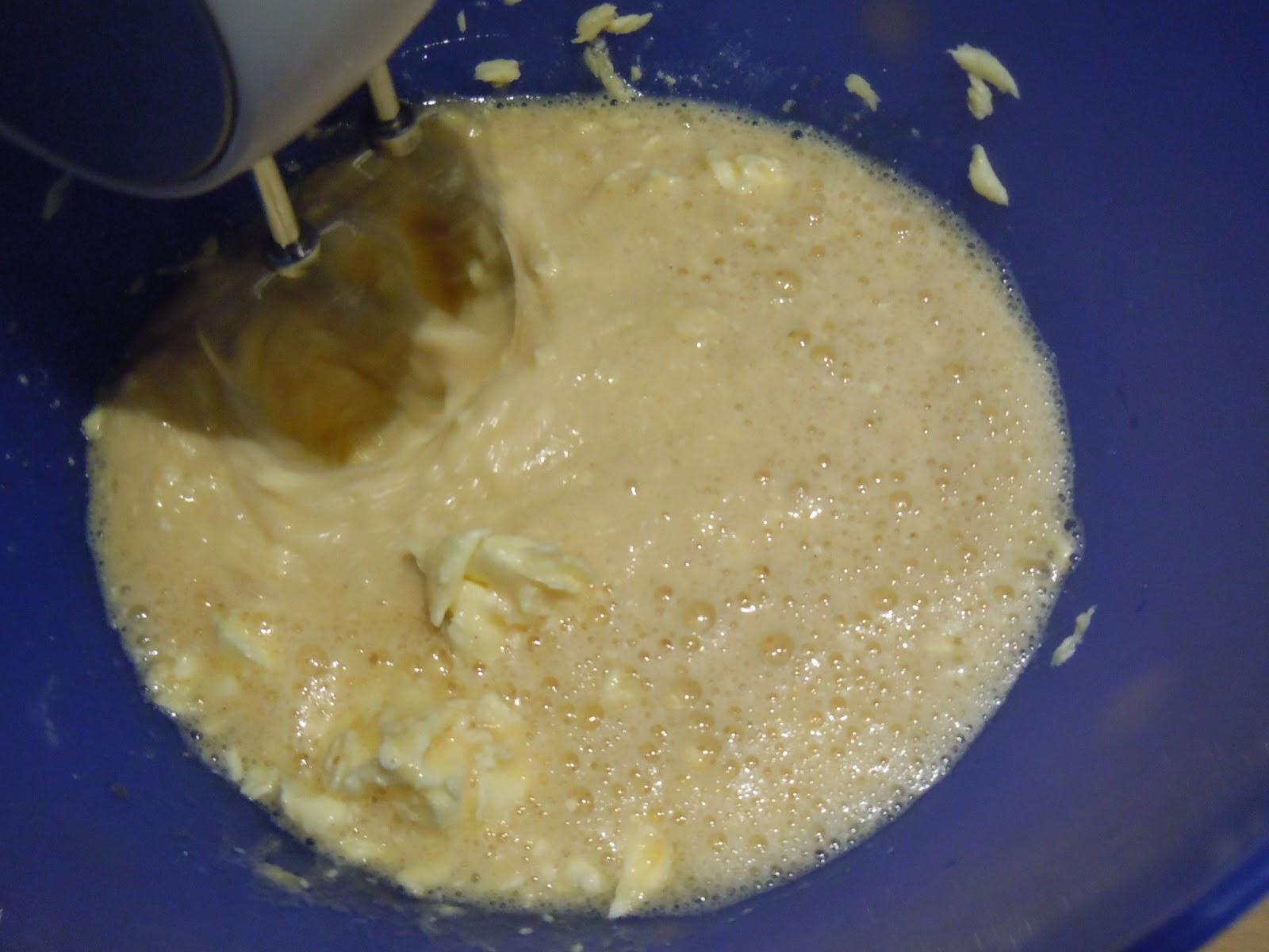 Bizcocho bicolor de chocolate