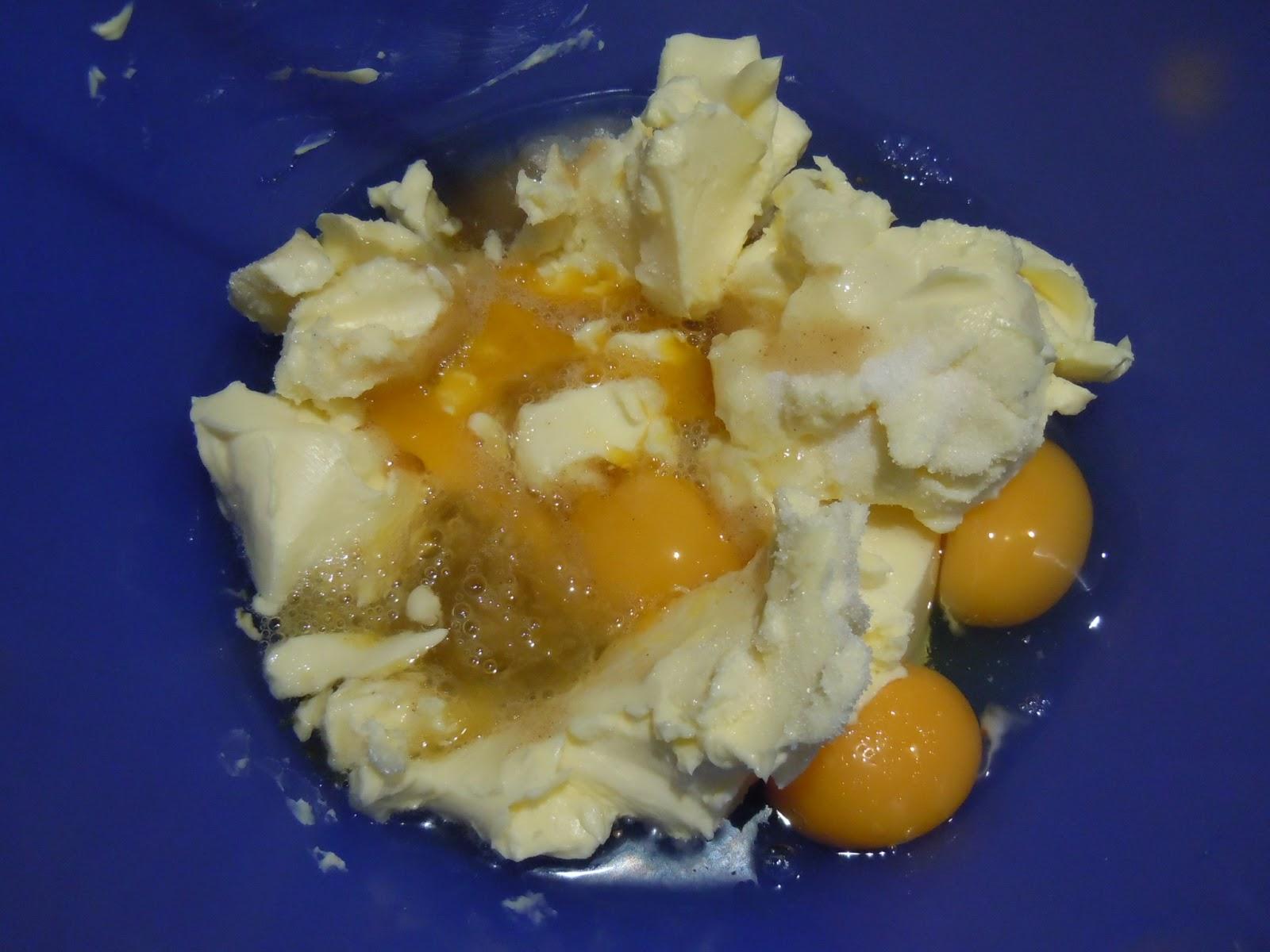 Bizcocho bicolor de chocolate