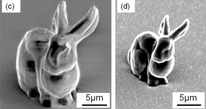 Científicos crean resina para moldear estructuras microscópicas complejas en 3D