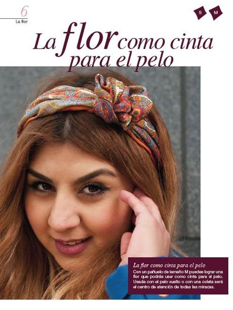 como hacer una flor con un pañuelo