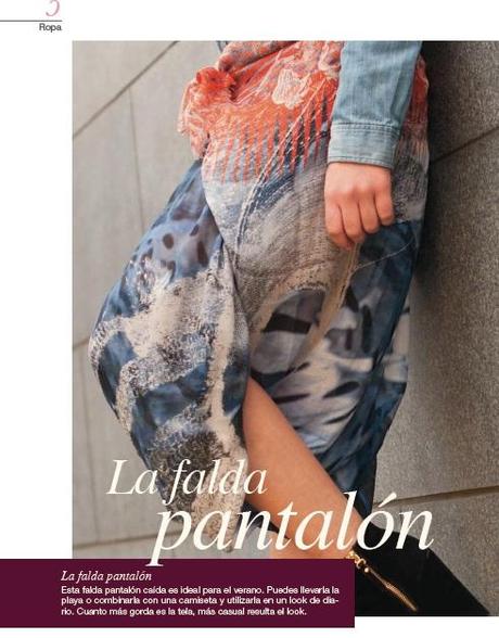 falda con un pañuelo