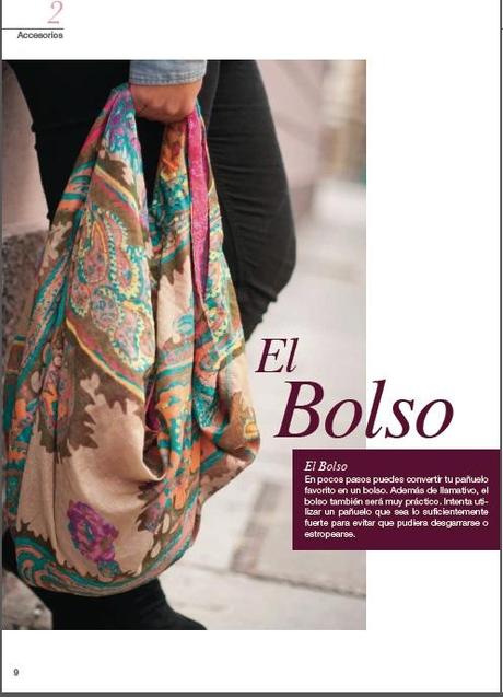 Bolso con un fular