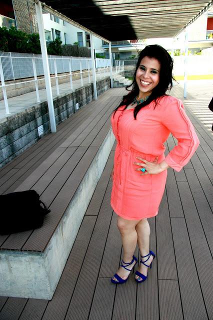 BBC Outfit Coral and Blue