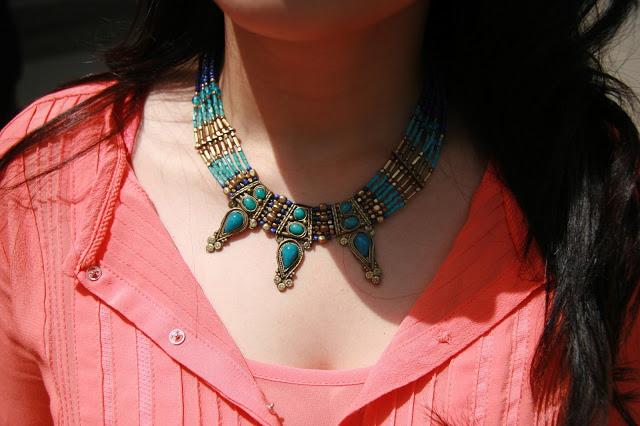 BBC Outfit Coral and Blue