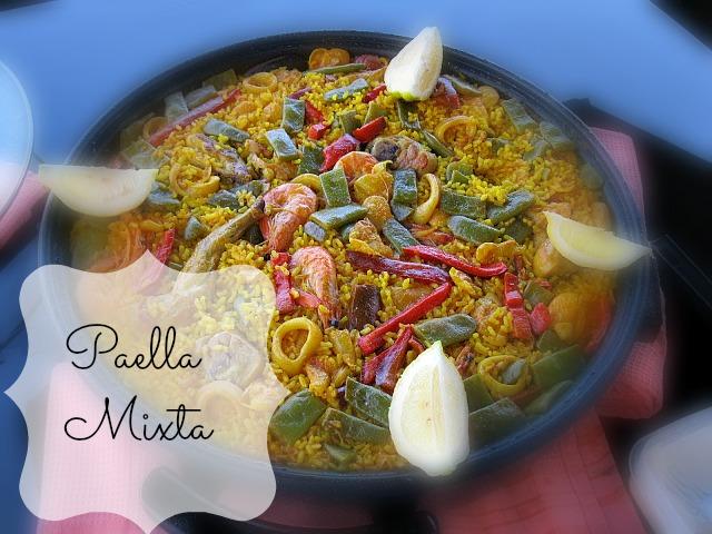Receta Paella de carne y marisco - Paella Mixta Fácil
