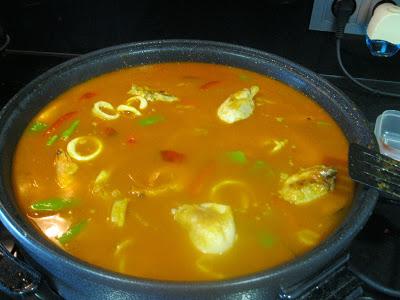 Receta Paella de carne y marisco - Paella Mixta Fácil