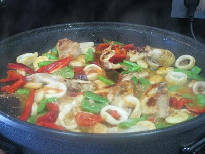 Receta Paella de carne y marisco - Paella Mixta Fácil