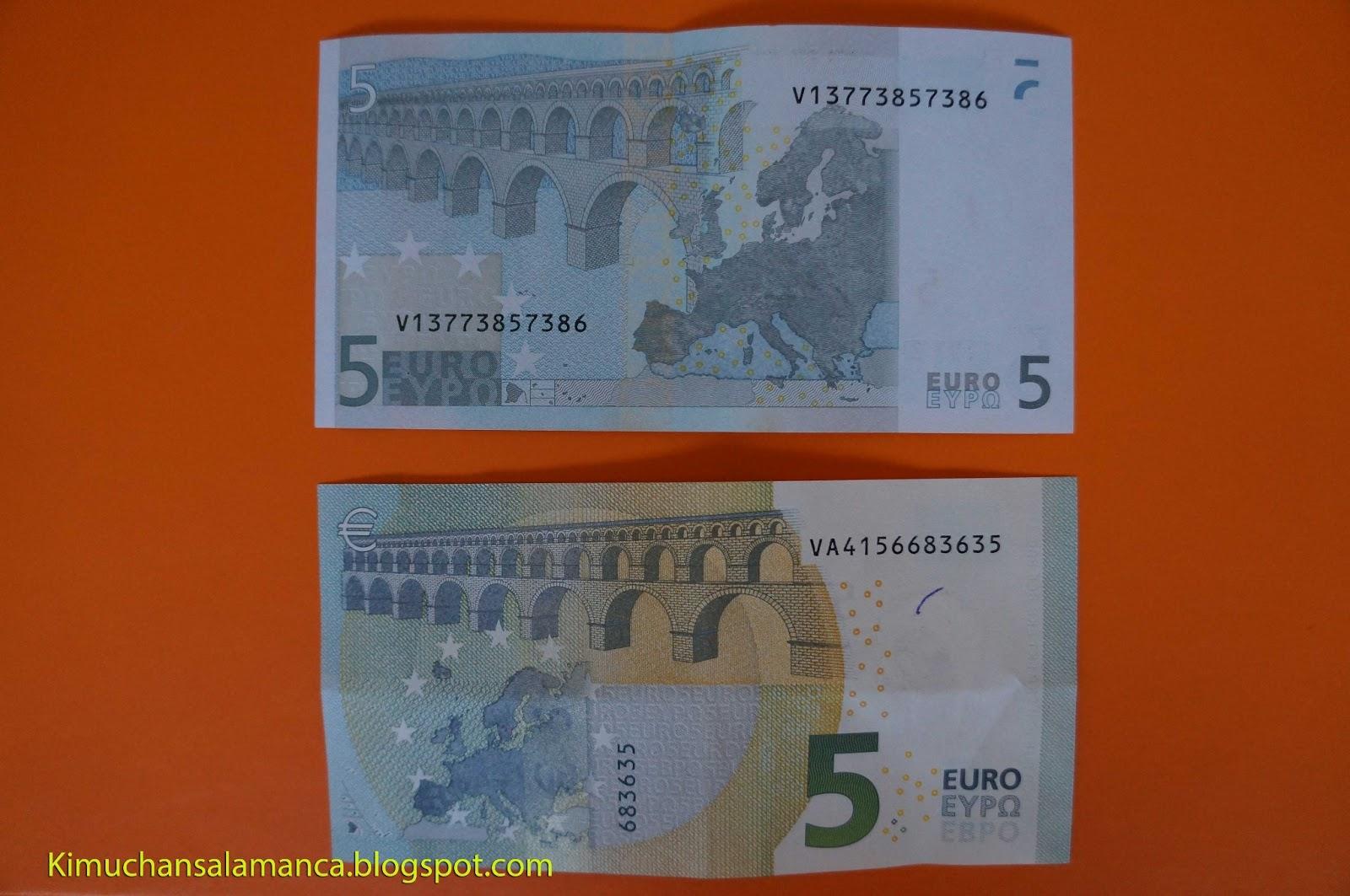 Nuevo billete de 5 euros /新しい5ユーロ札