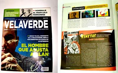 Nota de los Zombies también lloran en la revista Velaverde