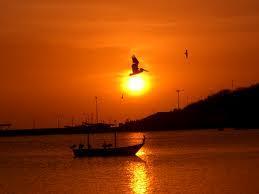 Atardecer en la bahia de Juangriego