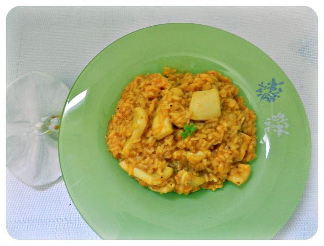 Arroz con sepia