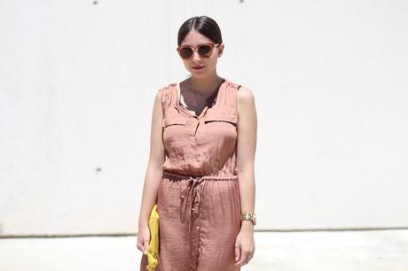The brown dress