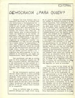 En aquellos tiempos...Junio 1973