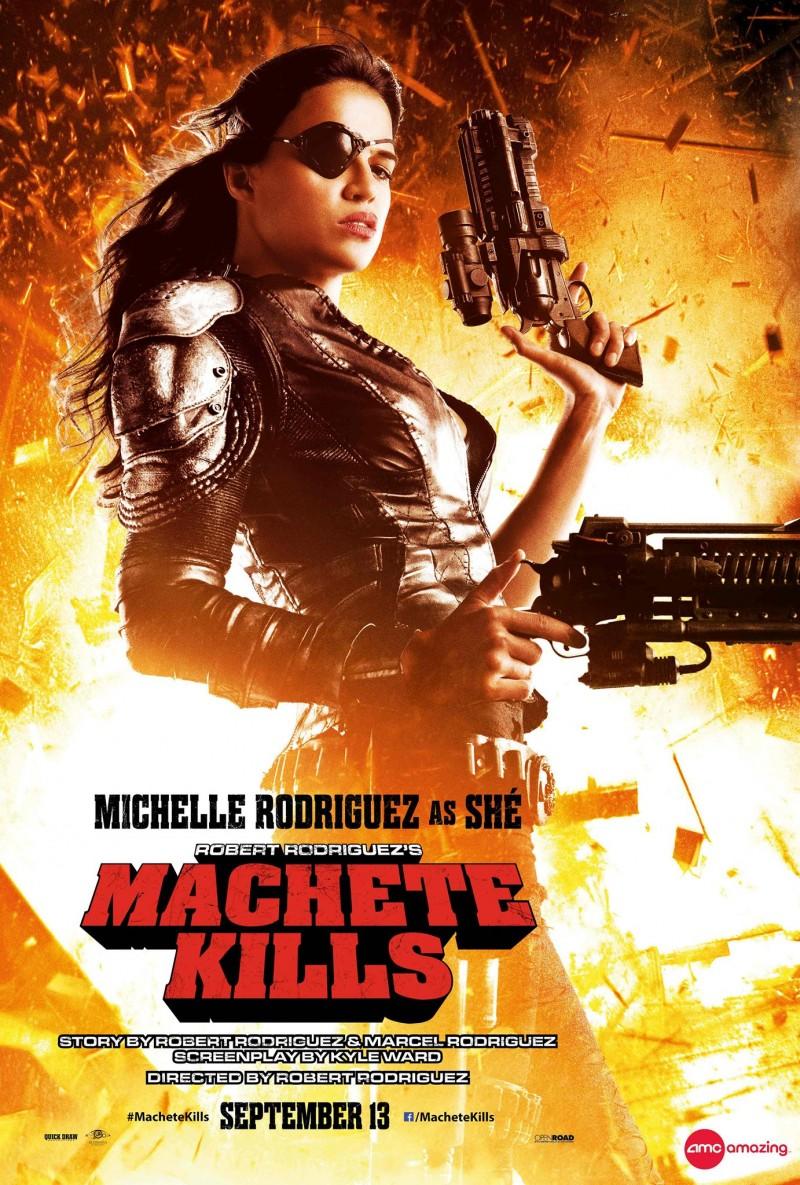 Póster De Michelle Rodriguez En Machete Kills