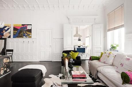 Inspiración deco: black, white and light