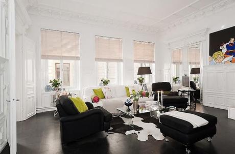 Inspiración deco: black, white and light