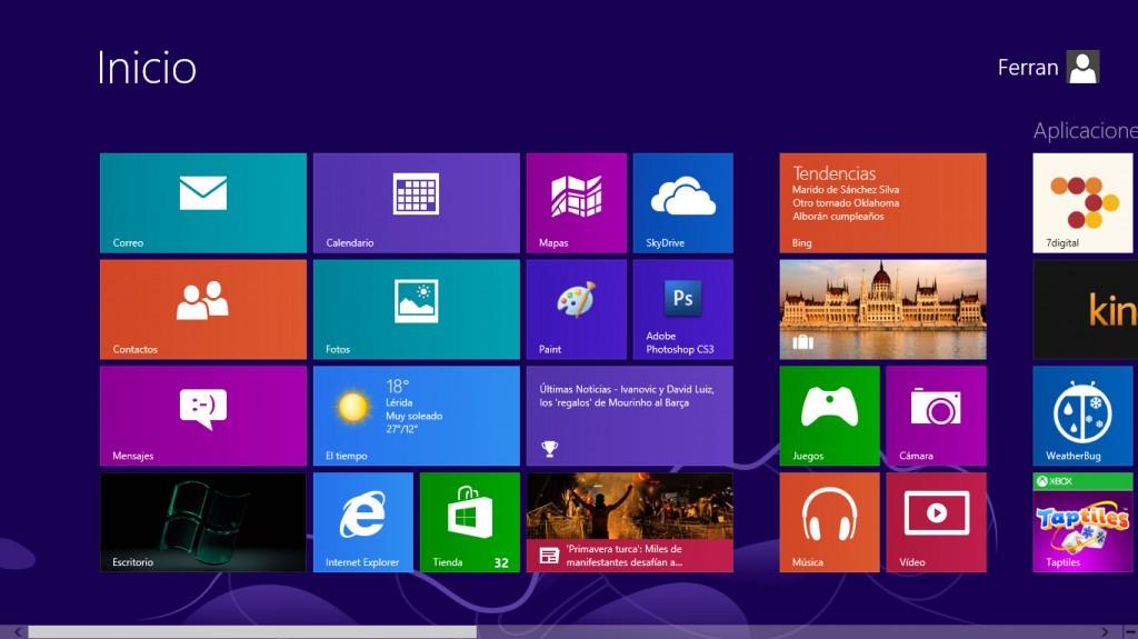 Windows 8 Inicio