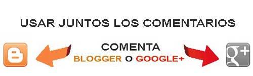 comentarios blogger y google+