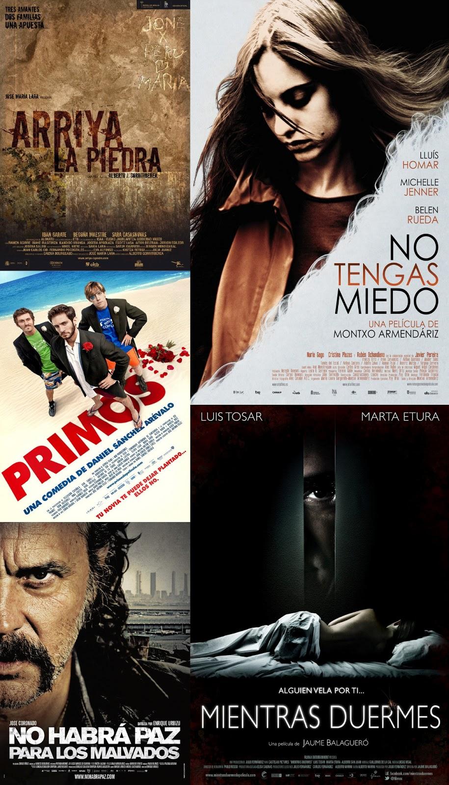 Cartel películas, Ciclo de Cine “Contemporáneos” Cine español actual