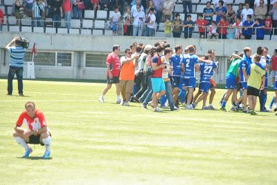 El Hospi se queda a un gol de Segunda, nuevo destino del Tenerife