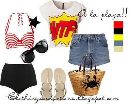 ¡A la playita! *look*