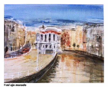 V Concurso de Acuarela al aire libre Manuel Balsa EL RUSO. Bilbao 2013