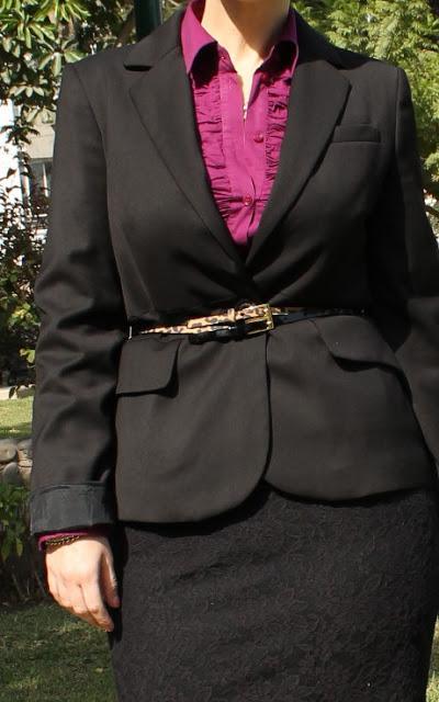 Mis Looks - La correa sobre el blazer