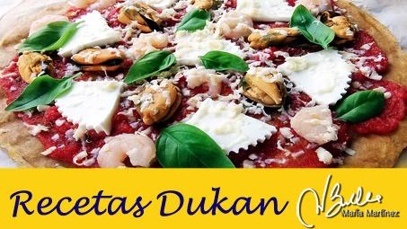 Pizza Marinera Recetas Dieta Dukan