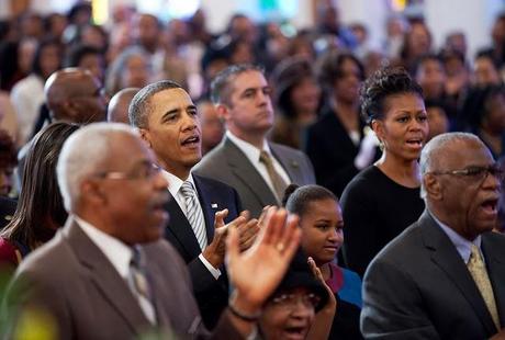 La espiritualidad de Obama (fotos).