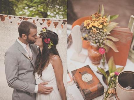 BODA REAL: Amanda & Cody, una boda bohemia