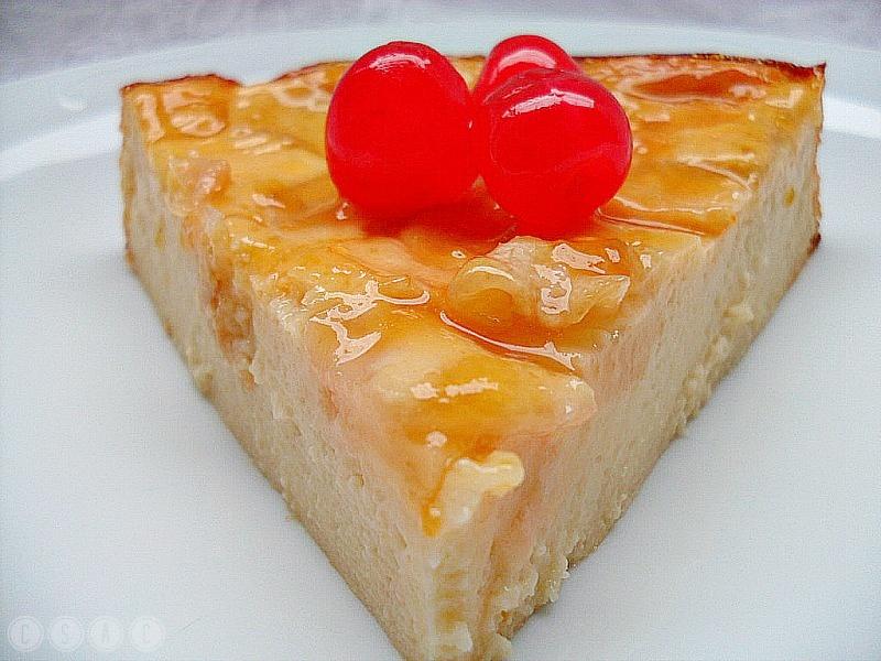 Tarta fácil de pera