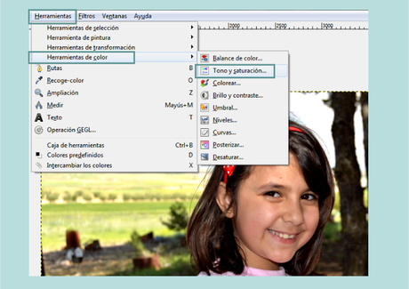 Retocar el Color de nuestras fotos en GIMP