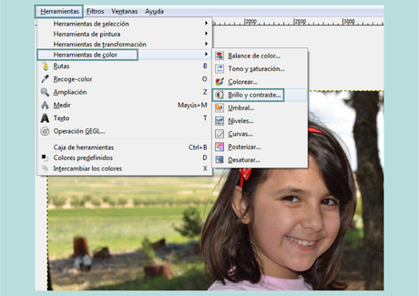 Retocar el Color de nuestras fotos en GIMP