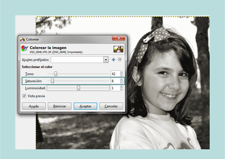 Retocar el Color de nuestras fotos en GIMP