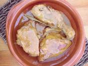 Pollo rustido salsa ceps