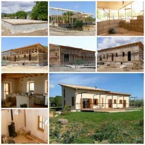 bioconstrucción con balas de paja 300x300 Casas de Paja : Una solución Asequible y Sostenible en Tiempos de Crisis.