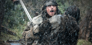 Jon Nieve y el salvaje Orell