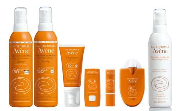 Cremas Solares Avene.