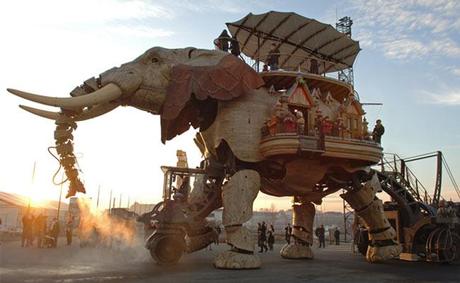 Viajar con niños: Les machines de L´Île Nantes El Gran Elefante