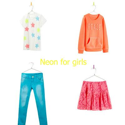 TENDENCIAS MODA: NIÑOS EN COLOR NEON